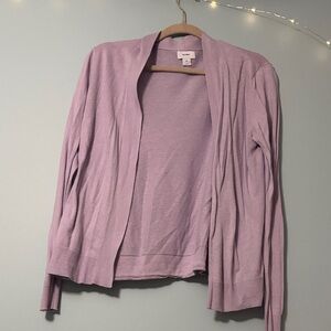 Old Navy Lavender Open-Front Cardigan